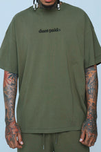 Load image into Gallery viewer, Dues Paid (Military Green - Oversize Shirt)
