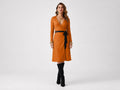 Rich and Rich Orange Feng Shui Inspired Women's Wrap Dress - Rich and Rich Homeopportunities