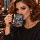 Rich & Rich Midnight Manor Halloween Mug (11oz)