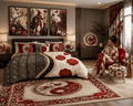 Rich & Rich Tribal Elegance Harmony Sherpa Fleece Blanket King Size 90"x108" - Rich and Rich Homeopportunities