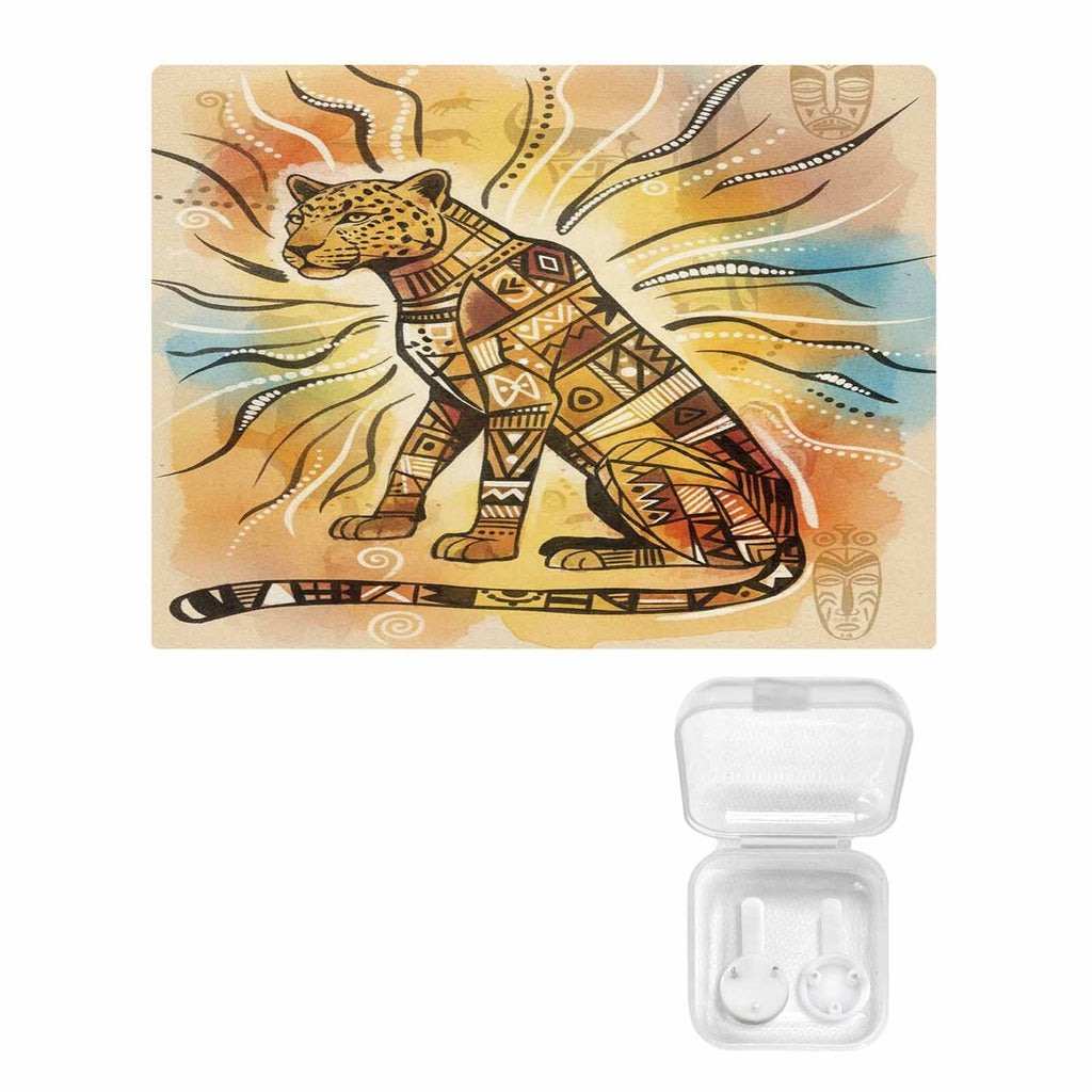 Rich and Rich Leopard Safari 32x24 canvas wall art featuring a majestic leopard in natural habitat