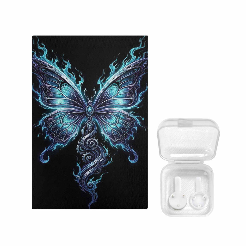 Rich and Rich Midnight Butterfly 24x36 canvas wall art with vivid butterfly design