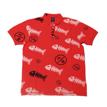 Load image into Gallery viewer, Fishscale Polo (Red)

