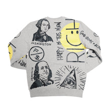Load image into Gallery viewer, New Rich Crewneck Sweater (Heather Grey)
