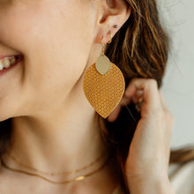 Load image into Gallery viewer, Honey Mustard Cora Earrings
