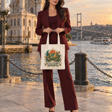 Rich and Rich Style Without Borders Women's Beige Tote Bag