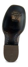 Load image into Gallery viewer, Brown Caiman Belly Print Men&#39;s Cowboy Boots H4001
