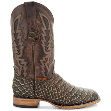 Load image into Gallery viewer, Soto Boots Mens Tan Python Print Boots H50032
