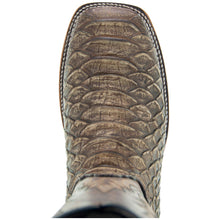 Load image into Gallery viewer, Soto Boots Mens Tan Python Print Boots H50032
