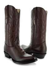 Load image into Gallery viewer, Cowboy Dress Boots | Mens Classic Round-Toe Boots (H7001-Brown)
