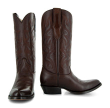 Load image into Gallery viewer, Cowboy Dress Boots | Mens Classic Round-Toe Boots (H7001-Brown)
