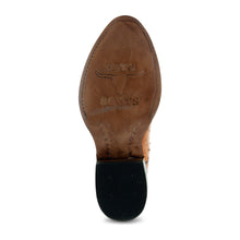 Load image into Gallery viewer, Men&#39;s Mantequilla Ostrich Print Cowboy Boots (H7002)
