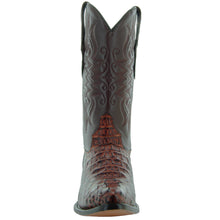 Load image into Gallery viewer, Soto Boots Men&#39;s Gator Tail Print Cowboy Boots Cognac (H7006)
