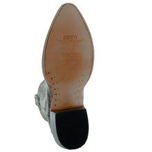 Load image into Gallery viewer, Soto Boots Men&#39;s Gator Tail Print Cowboy Boots Cognac (H7006)
