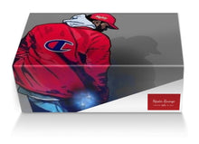 Load image into Gallery viewer, HIPSTER REVENGE red/grey contemporary sock runner tennis shoe - Rich and Rich Homeopportunities 
