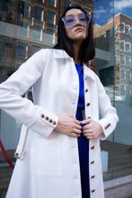 Load image into Gallery viewer, Monique White Coat – Women’s Elegant Long Coat
