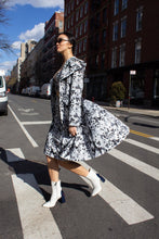 Load image into Gallery viewer, Amour Geometric Long Trench Coat – Modern Women’s Outerwear
