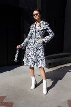 Load image into Gallery viewer, Amour Geometric Long Trench Coat – Modern Women’s Outerwear
