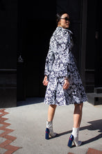 Load image into Gallery viewer, Amour Geometric Long Trench Coat – Modern Women’s Outerwear
