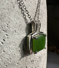 Load image into Gallery viewer, Canadian Jade Pendant with CZ 5560
