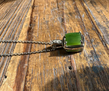 Load image into Gallery viewer, Canadian Jade Pendant with CZ 5560
