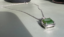 Load image into Gallery viewer, Canadian Jade Pendant with CZ 5560
