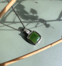 Load image into Gallery viewer, Canadian Jade Pendant with CZ 5560
