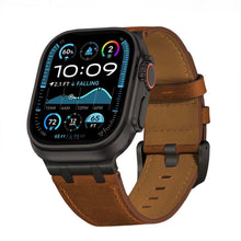 Load image into Gallery viewer, Premium AP Leather Band for Apple Watch - Vintage Design
