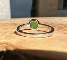 Load image into Gallery viewer, Canadian Jade Silver Ring - 2417
