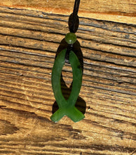 Load image into Gallery viewer, Jade Ichthys Pendant, 30mm
