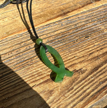 Load image into Gallery viewer, Jade Ichthys Pendant, 30mm
