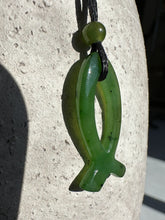 Load image into Gallery viewer, Jade Ichthys Pendant, 30mm
