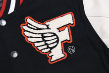 Load image into Gallery viewer, Manifest Varsity Jacket (Black)
