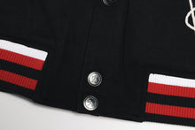 Load image into Gallery viewer, Manifest Varsity Jacket (Black)
