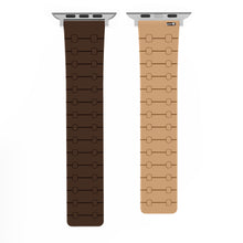 Load image into Gallery viewer, Color - blocking magnetic silicone apple watch strap
