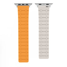 Load image into Gallery viewer, Color - blocking magnetic silicone apple watch strap
