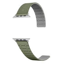 Load image into Gallery viewer, Color - blocking magnetic silicone apple watch strap
