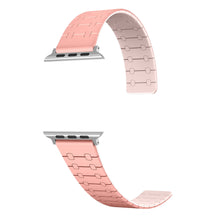 Load image into Gallery viewer, Color - blocking magnetic silicone apple watch strap
