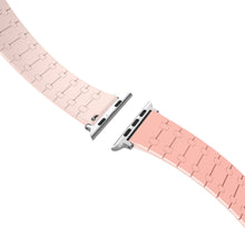 Load image into Gallery viewer, Color - blocking magnetic silicone apple watch strap

