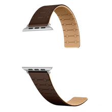 Load image into Gallery viewer, Color - blocking magnetic silicone apple watch strap
