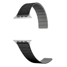 Load image into Gallery viewer, Color - blocking magnetic silicone apple watch strap
