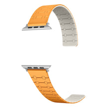 Load image into Gallery viewer, Color - blocking magnetic silicone apple watch strap
