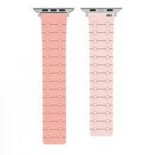 Load image into Gallery viewer, Color - blocking magnetic silicone apple watch strap
