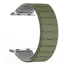 Load image into Gallery viewer, Color - blocking magnetic silicone apple watch strap
