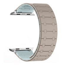 Load image into Gallery viewer, Color - blocking magnetic silicone apple watch strap
