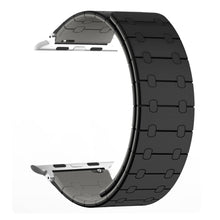 Load image into Gallery viewer, Color - blocking magnetic silicone apple watch strap
