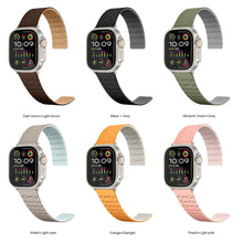Load image into Gallery viewer, Color - blocking magnetic silicone apple watch strap
