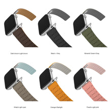 Load image into Gallery viewer, Color - blocking magnetic silicone apple watch strap
