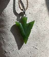 Load image into Gallery viewer, Canadian Jade Arrow Pendant, 31mm
