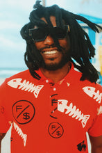 Load image into Gallery viewer, Fishscale Polo (Red)
